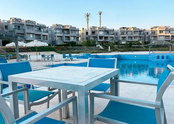 3br On Private Swimming Pool - Brandnew شاليه عين السخنة